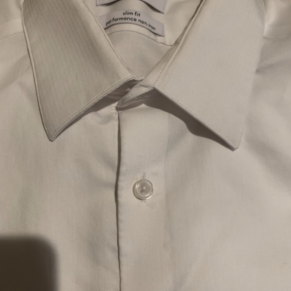 Calvin Klein Slim Fit No Iron Shirt - Picture 5 of 5